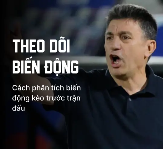 Theo dõi biến động — Cách phân tích biến động kèo trước trận đấu